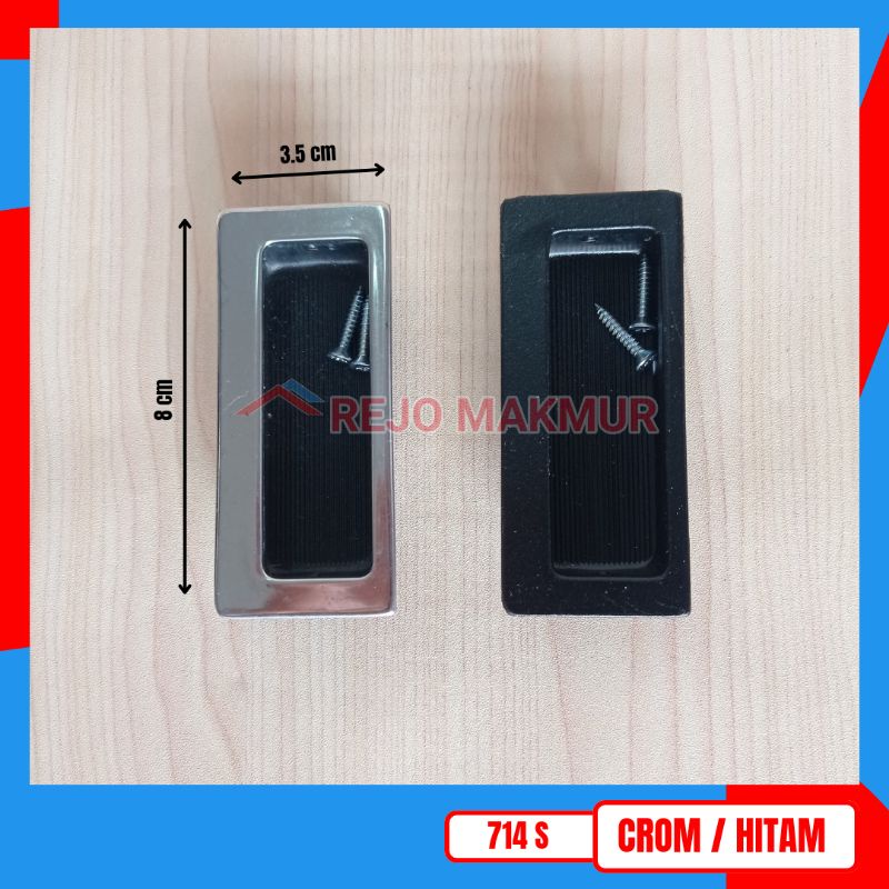 Handle Tanam Tarikan Lemari Geser Tarikan Pintu Sliding