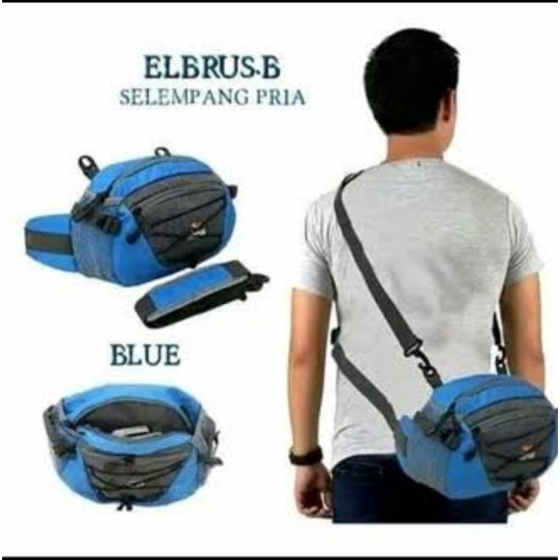 Tas Selempang Elbrus 2 mode # Tas Slingbag