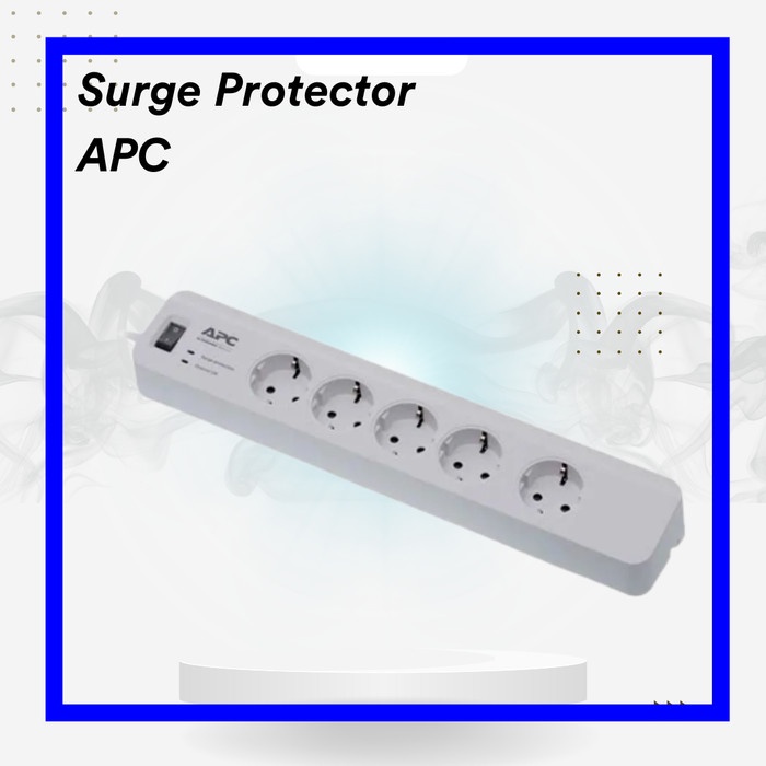><><><] APC Surge Protector 1 5 6 8 PM1W-GR colokan anti petir USB & NonUSB