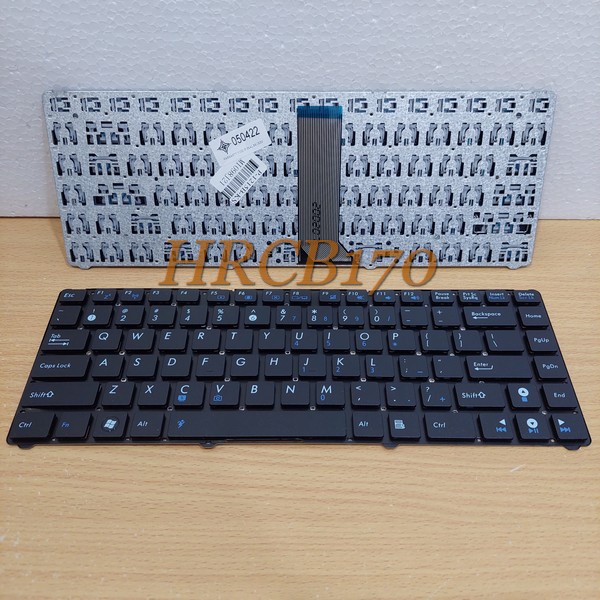 Keyboard Asus Eee PC 1215 1215B 1215N 1215P 1225B 1225C Series Hitam -HRCB