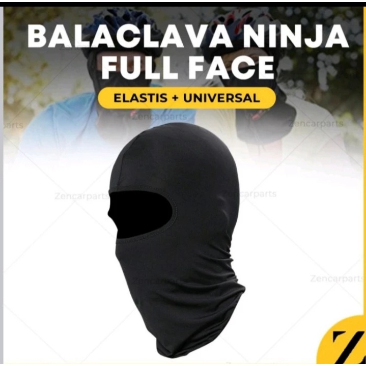 Masker Topeng / Masker Ninja Full Face - Masker Ninja Motor Pria / Baff Masker Masker Ninja Cowok Te