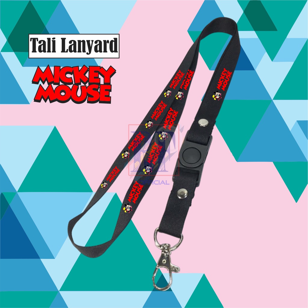 

TALI LANYARD MICKEY MOUSE DISNEY LAND / STUDIOS / MINNIE GANTUNGAN KUNCI/GANTUNGAN ID CARD/gantungan hp murah Best seller COD