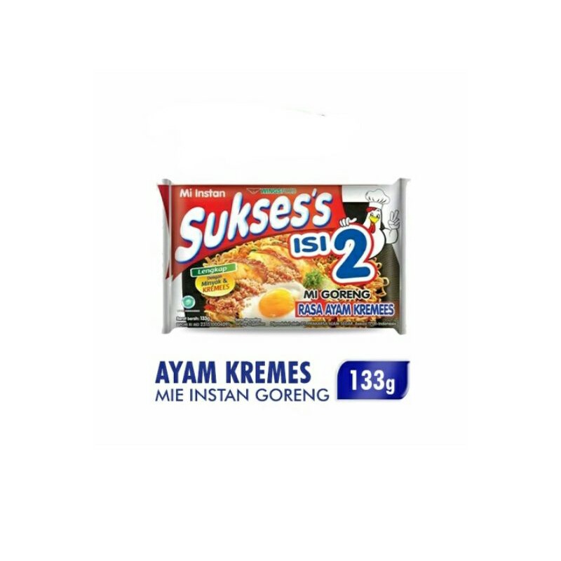 Sukses's Mie Goreng Isi 2 Ayam Kremes 133G