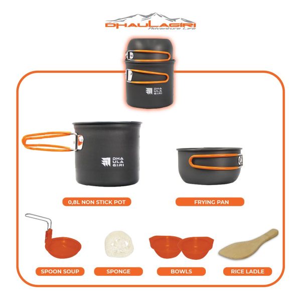 COOKING SET DS 100 DHAULAGIRI ALAT MASAK CAMPING