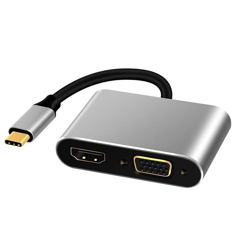 Mipanda Kabel Converter USB 3 In 1 Type C To HDMI - Type C - USB 3.0 4 IN 1 USB C Type C To HDMI 4K VGA USB3.0 Audio And Video Adapter With PD 87W Fast Charger Image 9