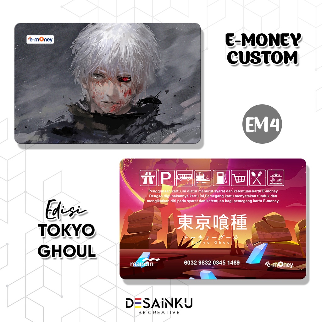 Emoney / Tap Cash / Flazz / Brizzi / edisi TOKYO GHOUL