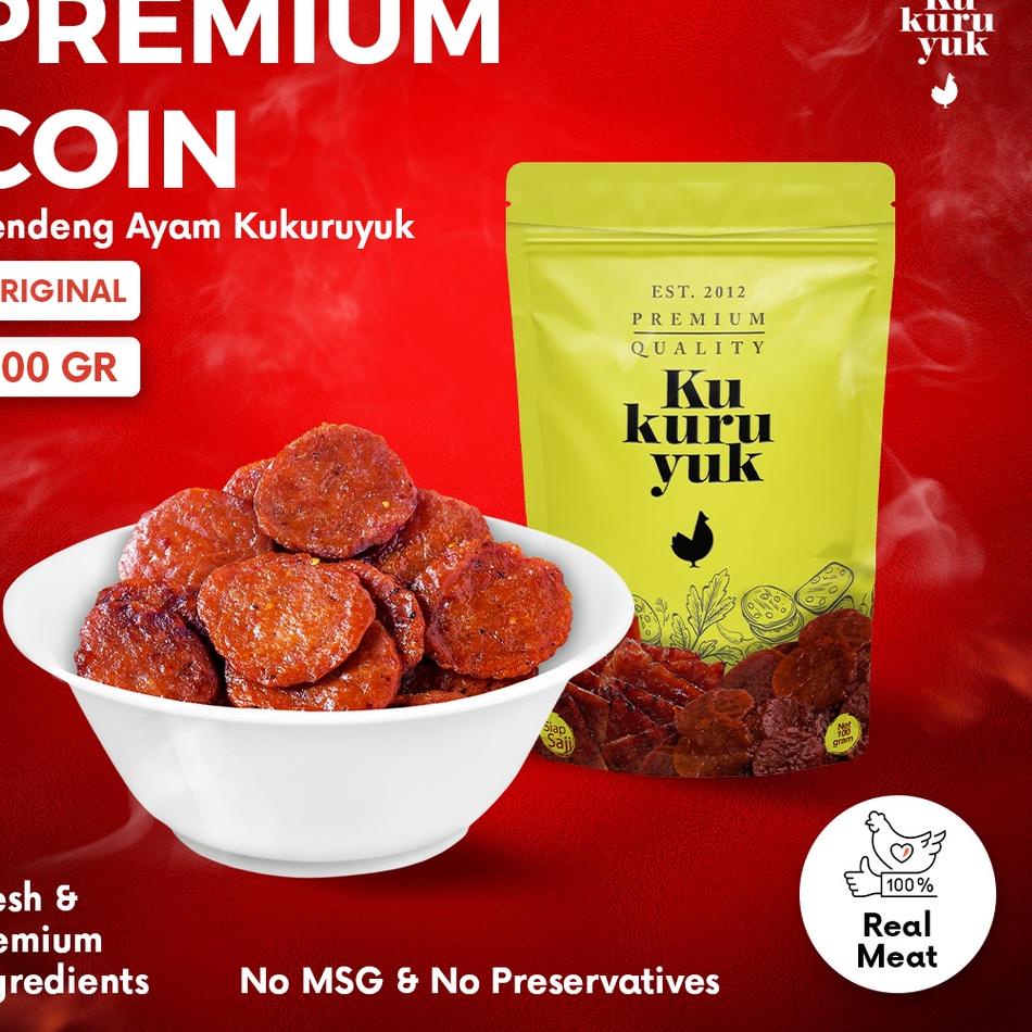 

☞ [PREMIUM COIN] Dendeng Ayam Kukuruyuk Makanan Siap Saji - 100 Gram ۞