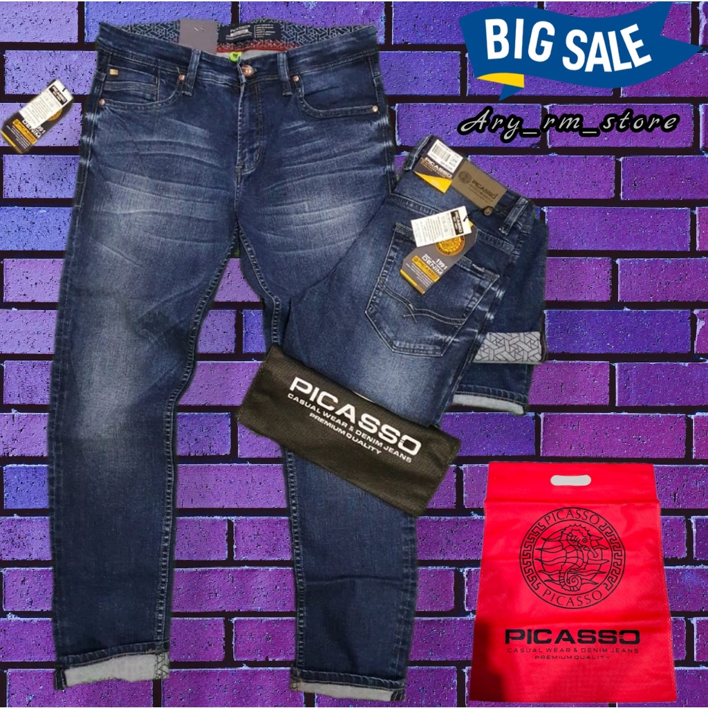 CELANA PANJANG PICASSO PRIA ORI TERBARU // NEW COLLACTION TRENDY DENIM // COD BISA