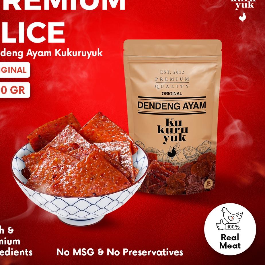 

➳ [PREMIUM] Dendeng Ayam Kukuruyuk Makanan Siap Saji - 200 Gram ☎