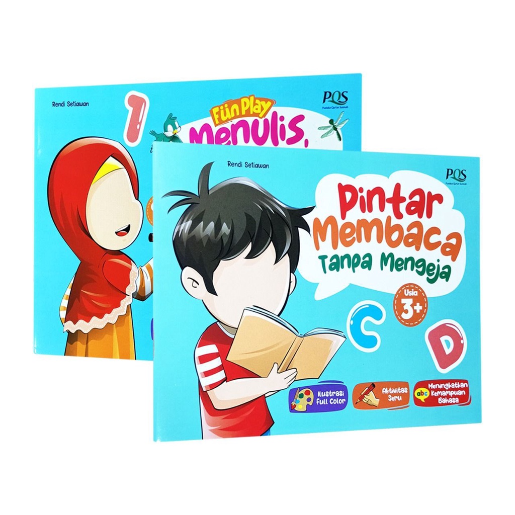 

Pintar Membaca Tanpa Mengeja SET 2 Jilid Penerbit : PQS, Pustaka Quran Sunnah