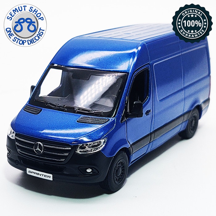 KINSMART MERCEDES-BENZ SPRINTER MINIATUR MOBIL VAN MERCEDES SPRINTER TERBARU
