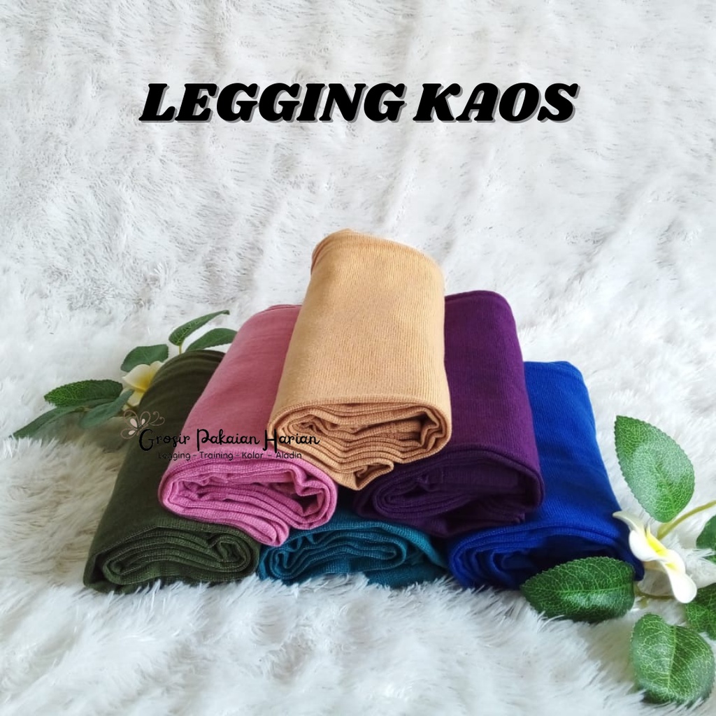 Legging Panjang Kaos Soft Rayon Standar