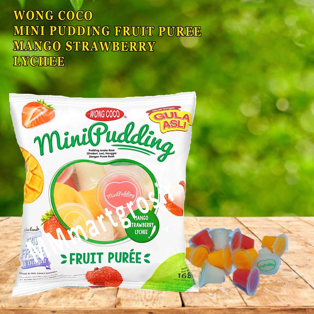 Wong Coco / My Pudding / Fruit Pure / Isi 12cup x 14g