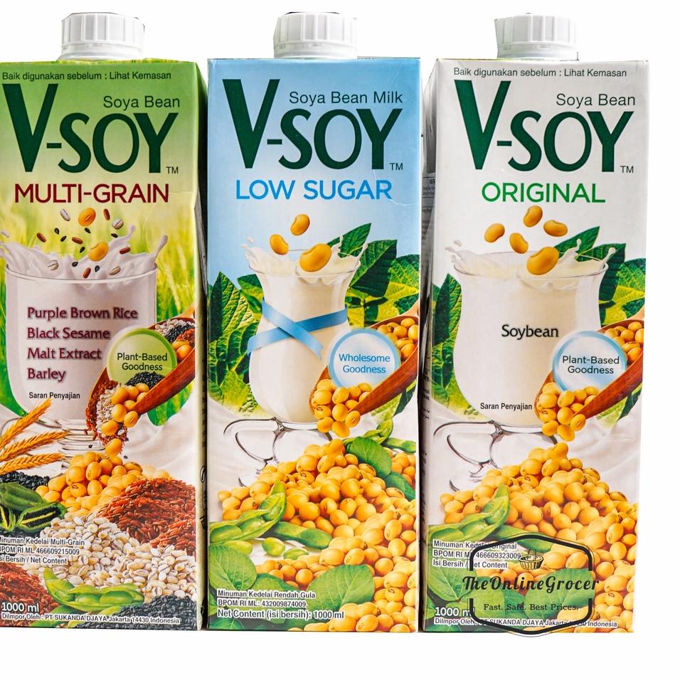 

Spesial Vsoy Susu Kedelai (Soya Bean Milk) All Varian 1 Liter