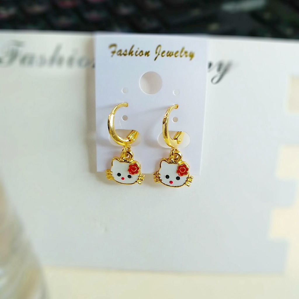 AV422 Grosir Anting Anak Karkter Anting Xuping Hellokitty