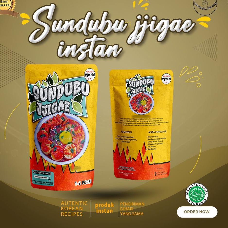 

Dikirim secepatnya Sudunbu Jjigae Soup Jjigae Instan Korea Oppaya