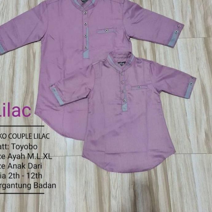 ♠ Koko Qurta Pria Couple Lilac / Koko Couple Lilac ✤