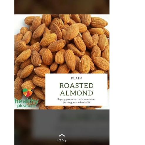 

➨ ROASTED ALMOND PLAIN 300G ♀