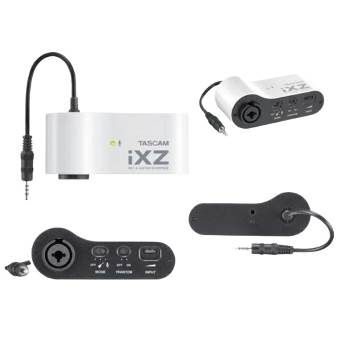 Tascam iXZ Mic &amp; Instrument Interface for iPad / iPhone / iPod touch