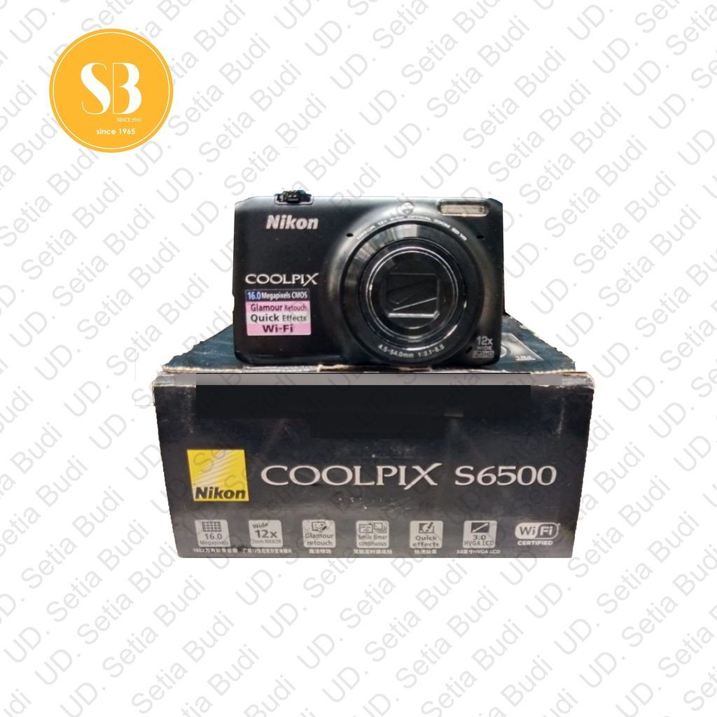 Kamera Digital Nikon Coolpix S6500 Wifi Kompatibel Baru