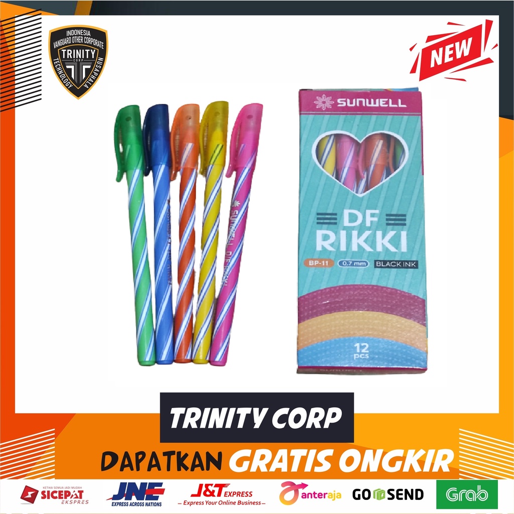 

Bolpoin Spiral Sunwell DF - Rikki Per Pcs