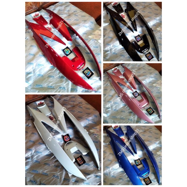 cover body vario 110 karbu + pet atas + pet bawah/body vario 110 karbu/bodi vario 110 karbu/body var