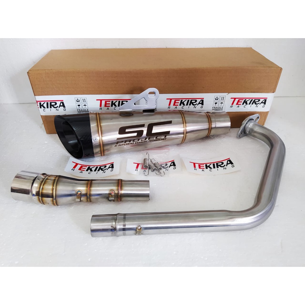 Knalpot SC Project S1 Underbelly All New Kawasaki Ninja 250 SL 250SL RR Mono Bajaj Pulsar 135 180 ns