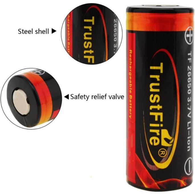 SINTE Baterai Charge 26650 LITHIUM Batre Isi Ulang Batere Senter SWAT