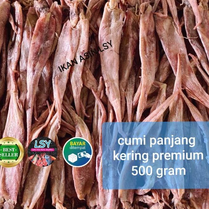 

► ikan asin cumi panjang super 500gr ☎