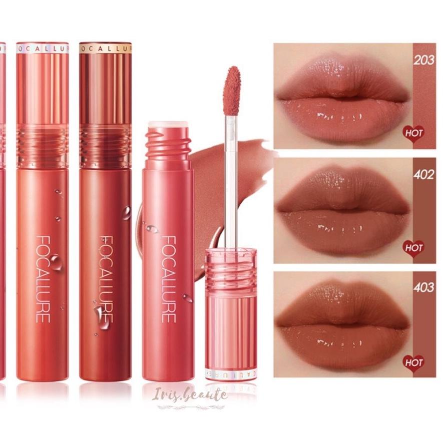 ➽ FOCALLURE Glossy Lip Tint / Jelly Clear Dewy Lip Tint / Lip Gloss ○
