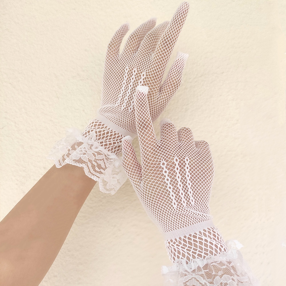 LTX-14 sarung tangan lace glove gloves wedding pernikahan nikah renda lolita