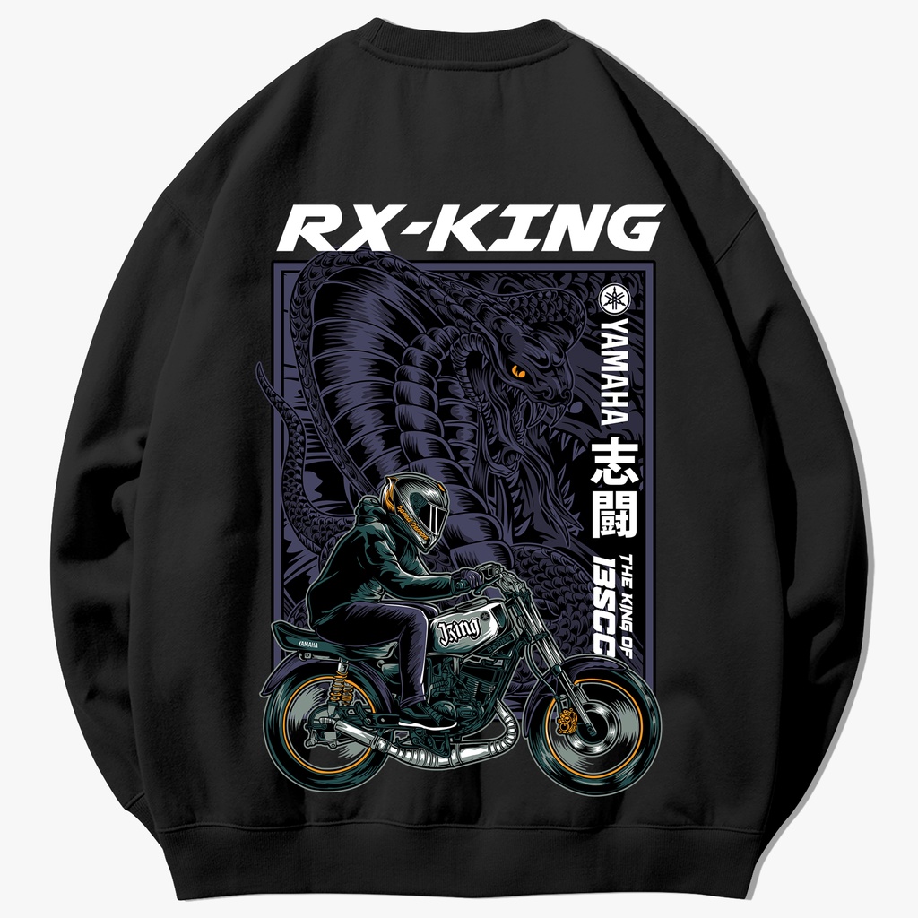 CREWNECK FLEECE SUNMORI MOTOR RX KING RIDER JOE LEE