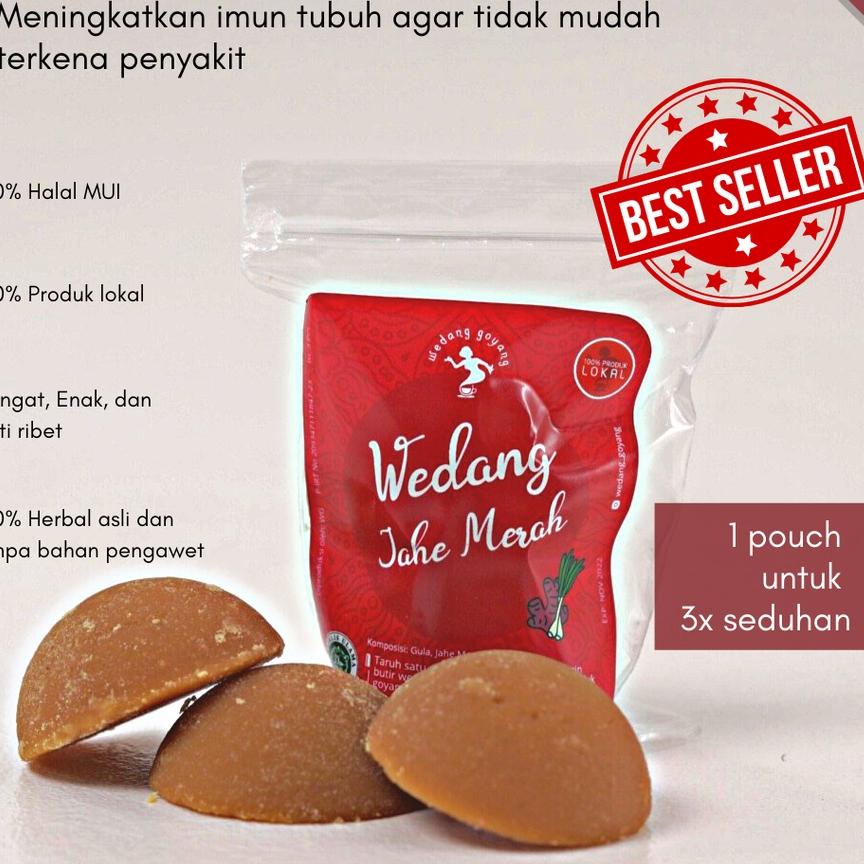 

➣ Wedang Goyang Jahe Merah Instan isi 5 pack / 15 seduhan ➲