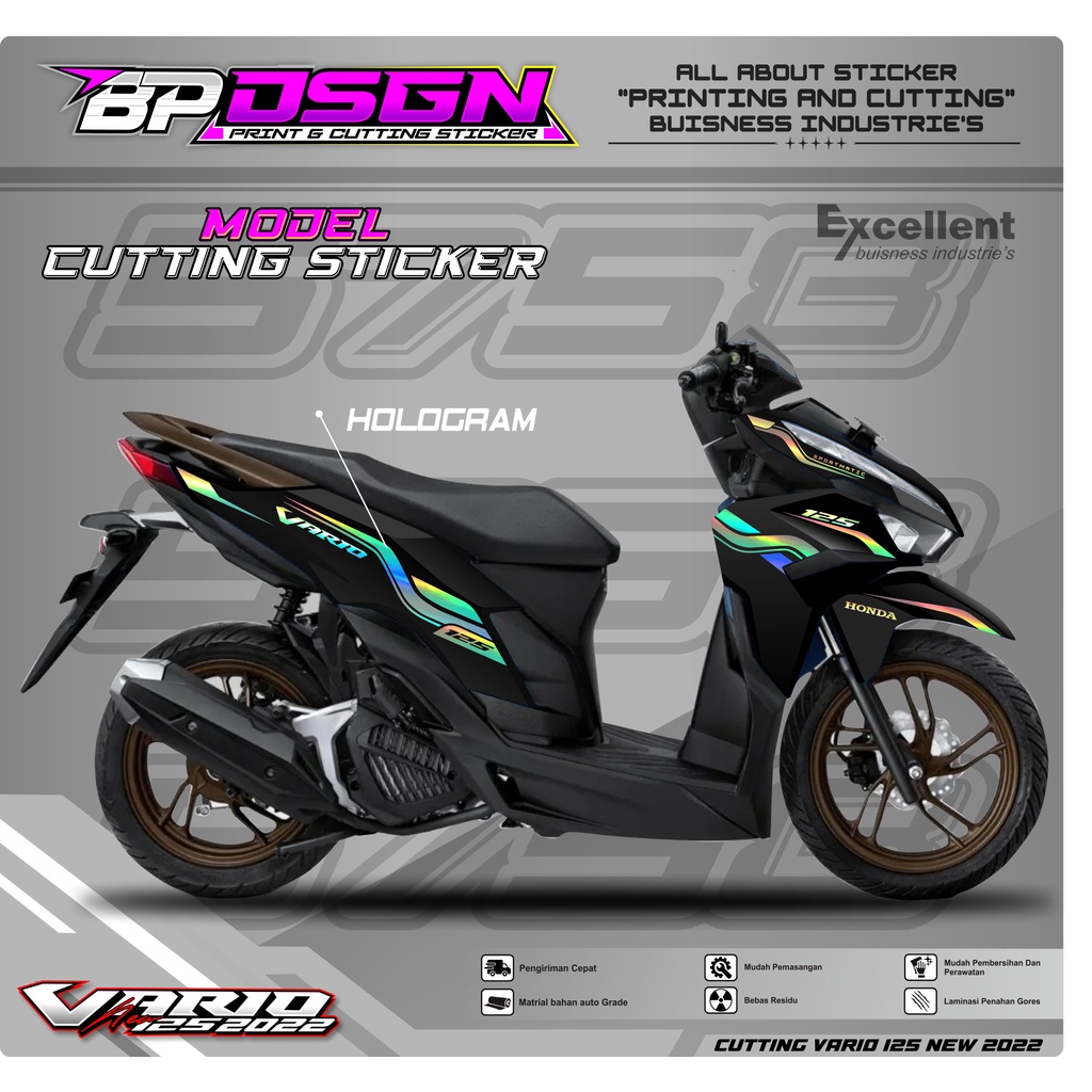 Sticker Cutting Vario 125 2022/2023 - Cutting Sticker Vario 125 Terbaru 2022-2023 - Sticker Vario 12