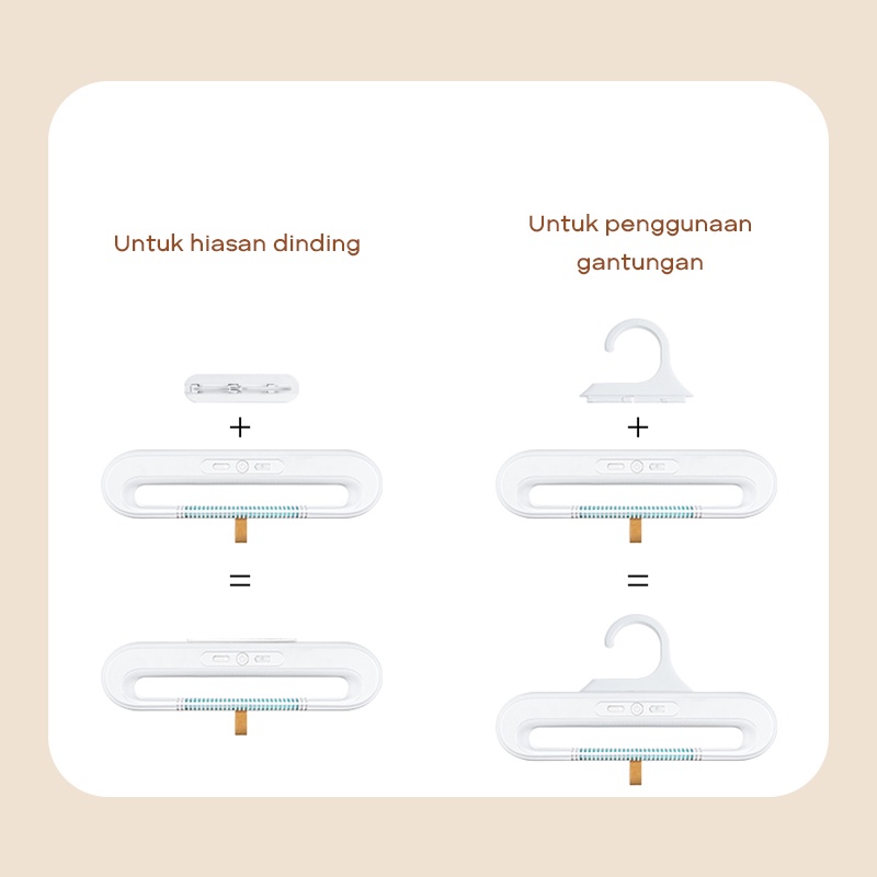 DADAWARD Gantungan Jemuran Baju Bayi/Hanger Sterile Portable /Sterile Clothes Hanger/Hanger gantungan baju pakaian clothes cantik Import/gantungan multifungsi