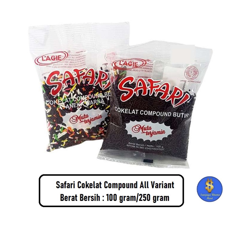 

Safari Meises Compound 100gr/250gr All Variant-Cokelat Safari Meses Compound