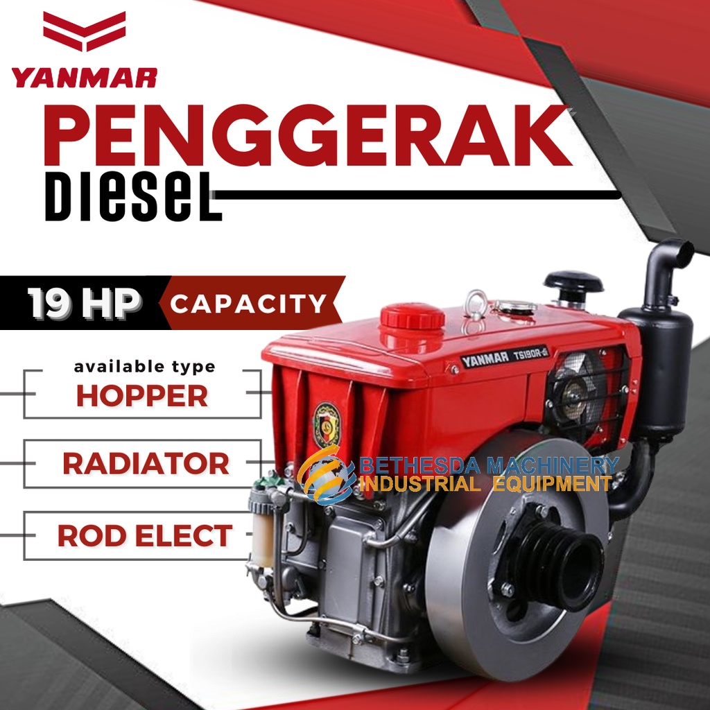 Mesin Penggerak Diesel 19 Hp TS 190 H-di / engine TS 190-R YANMAR