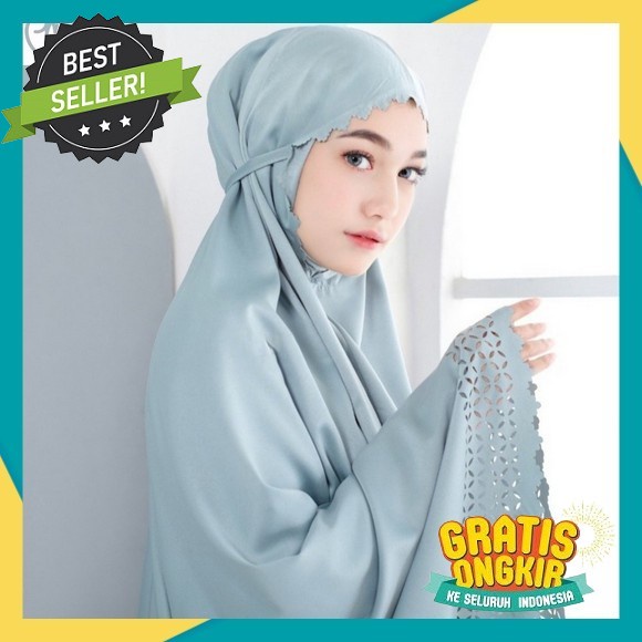 Mukena Mewah Ahsani N.Ma 03 Mukena Wanita Mukena Terusan Original Ahsani Modern Premium Jumbo Mukena