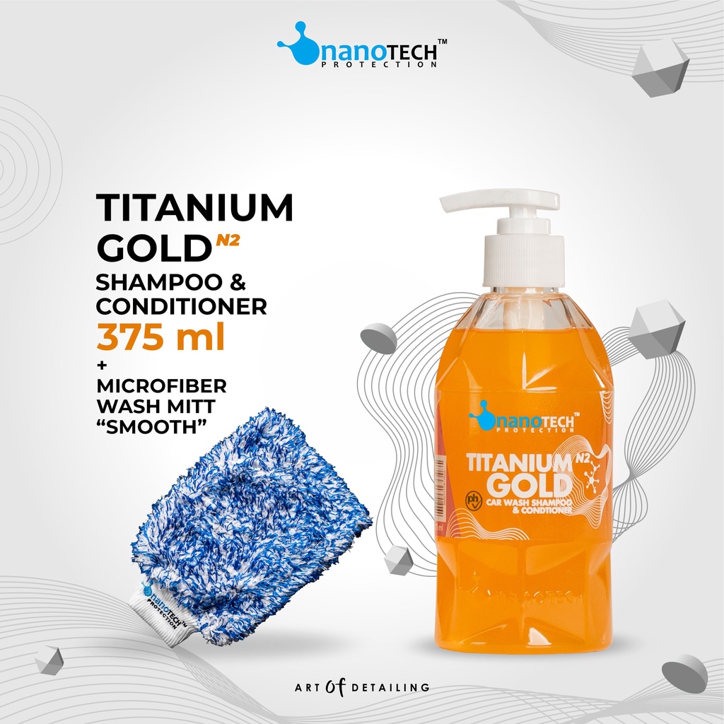 TITANUM GOLD SHAMPOO - nanoTECH PROTECTION CAR WASH SHAMPO MOBIL MOTOR