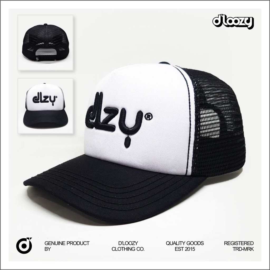 Dloozy Topi Trucker Jaring PriaDewasa Original Dlz01