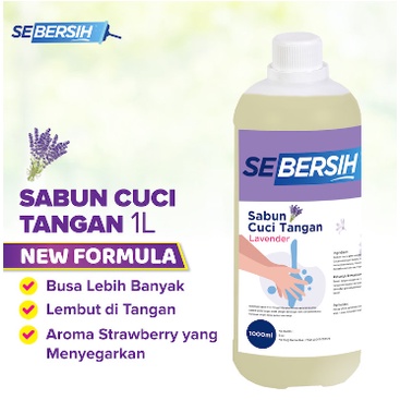 SEBERSIH Sabun Cuci Tangan Handsoap Handwash 1 Liter