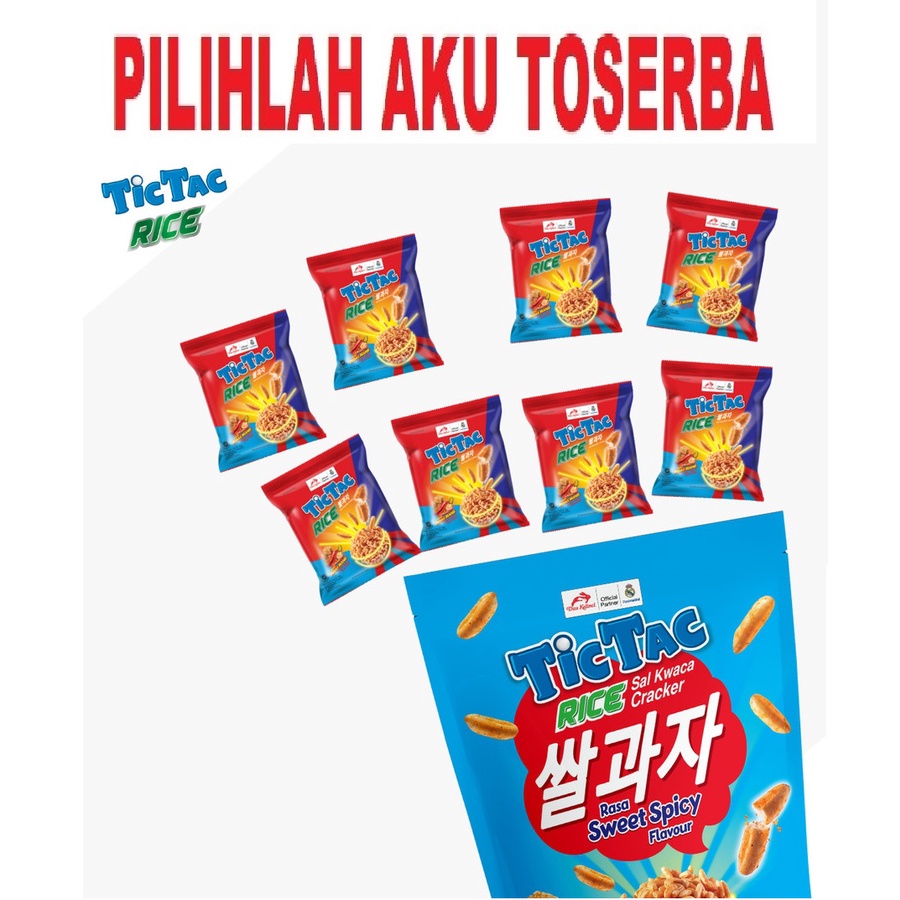 Tic Tac RICE Sharepack PEDAS MANIS - isi 8 pcs ( HARGA SATUAN POUCH )