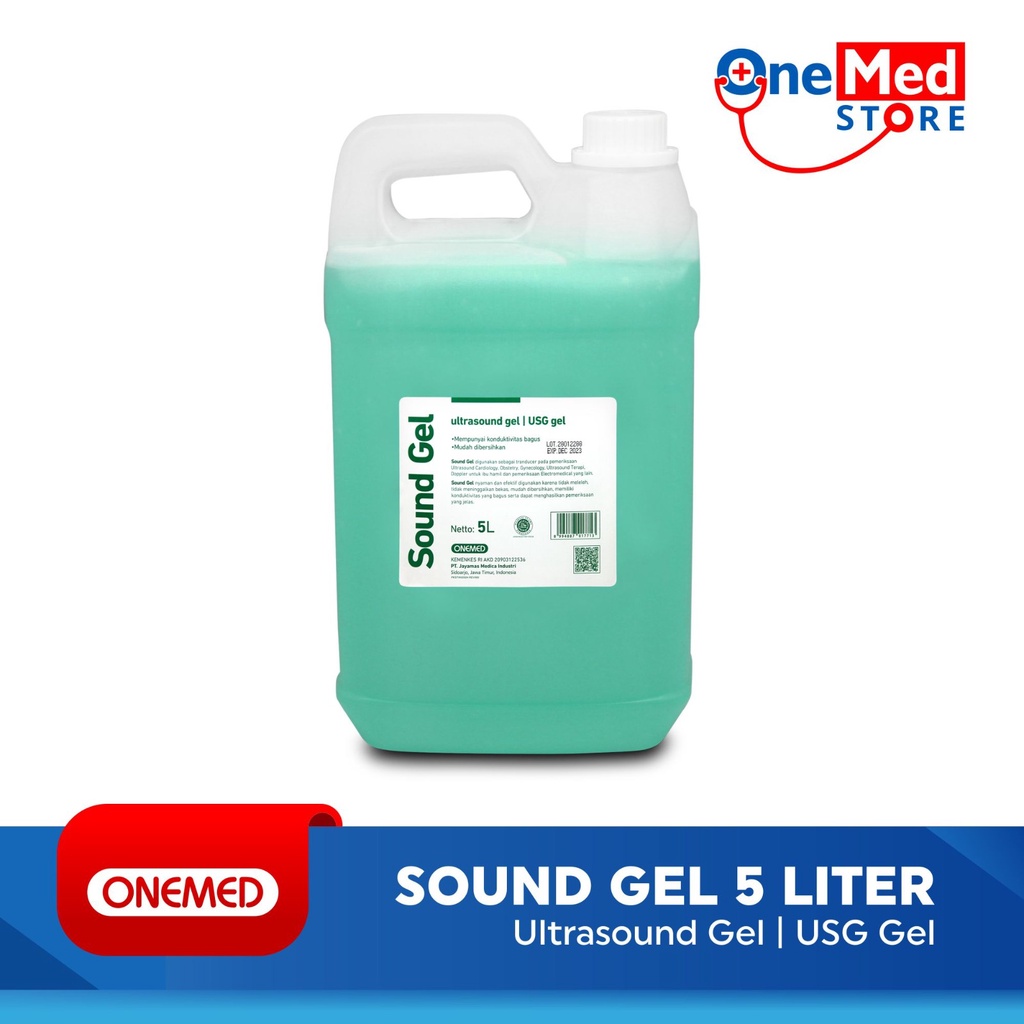 Sound Gel Ultrasound USG Gel OneMed 5 Liter OJ