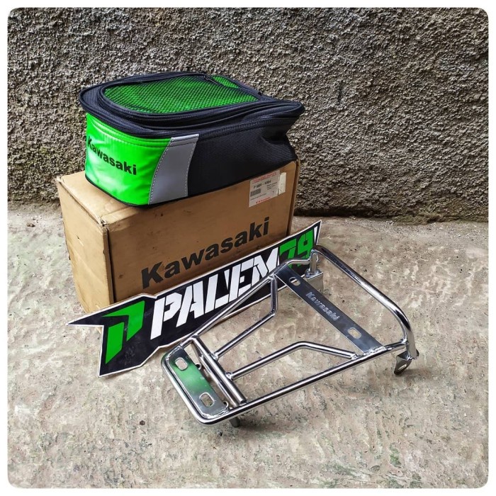 Behel Original Kawasaki KLX 150 dan Tas - Braket - Bagasi