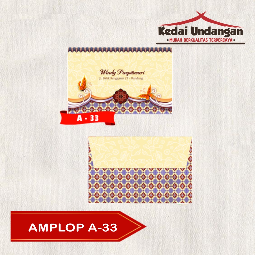 

Amplop Falah Motif A-33 Isi 50 Lembar Tanpa Tulisan