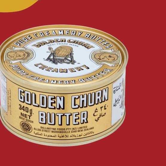

♣ GOLDEN CHURN Creamery Butter / Mentega 340 gram ←