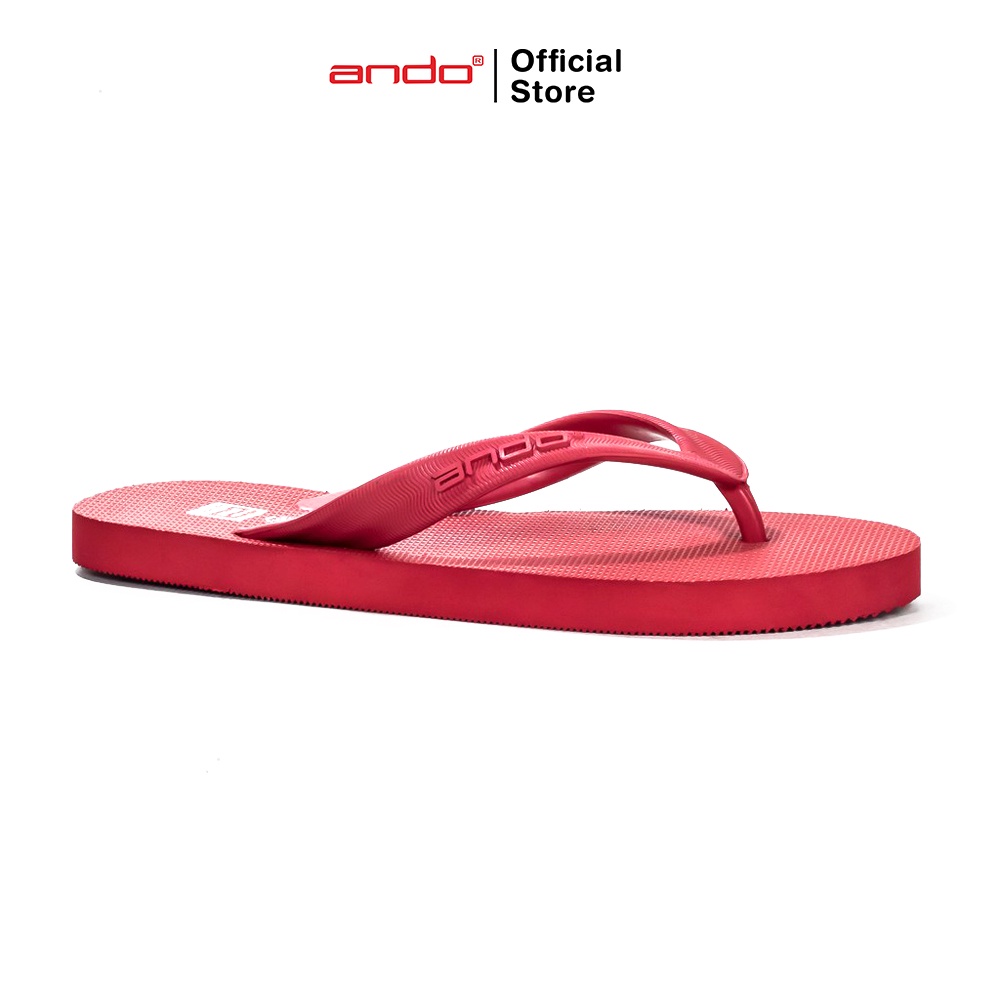 Ando Official Sandal Jepit Hawaii Remaja - Merah