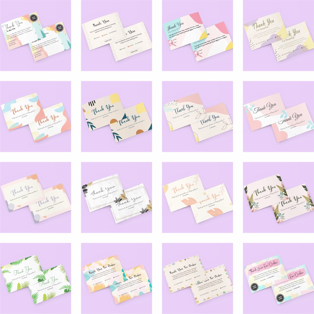 Kartu Souvenir Kartu Ucapan Terimakasih