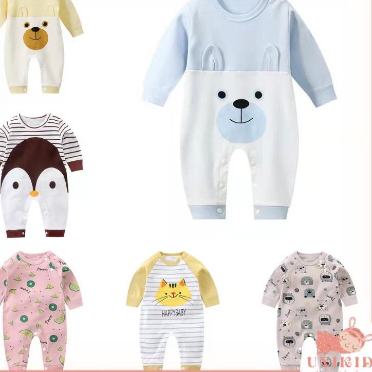 ✰ UNIKID Jumper Bayi Panjang Jumper Lucu Jumper Karakter IMPOR Baju Bayi laki laki baju anak perempu