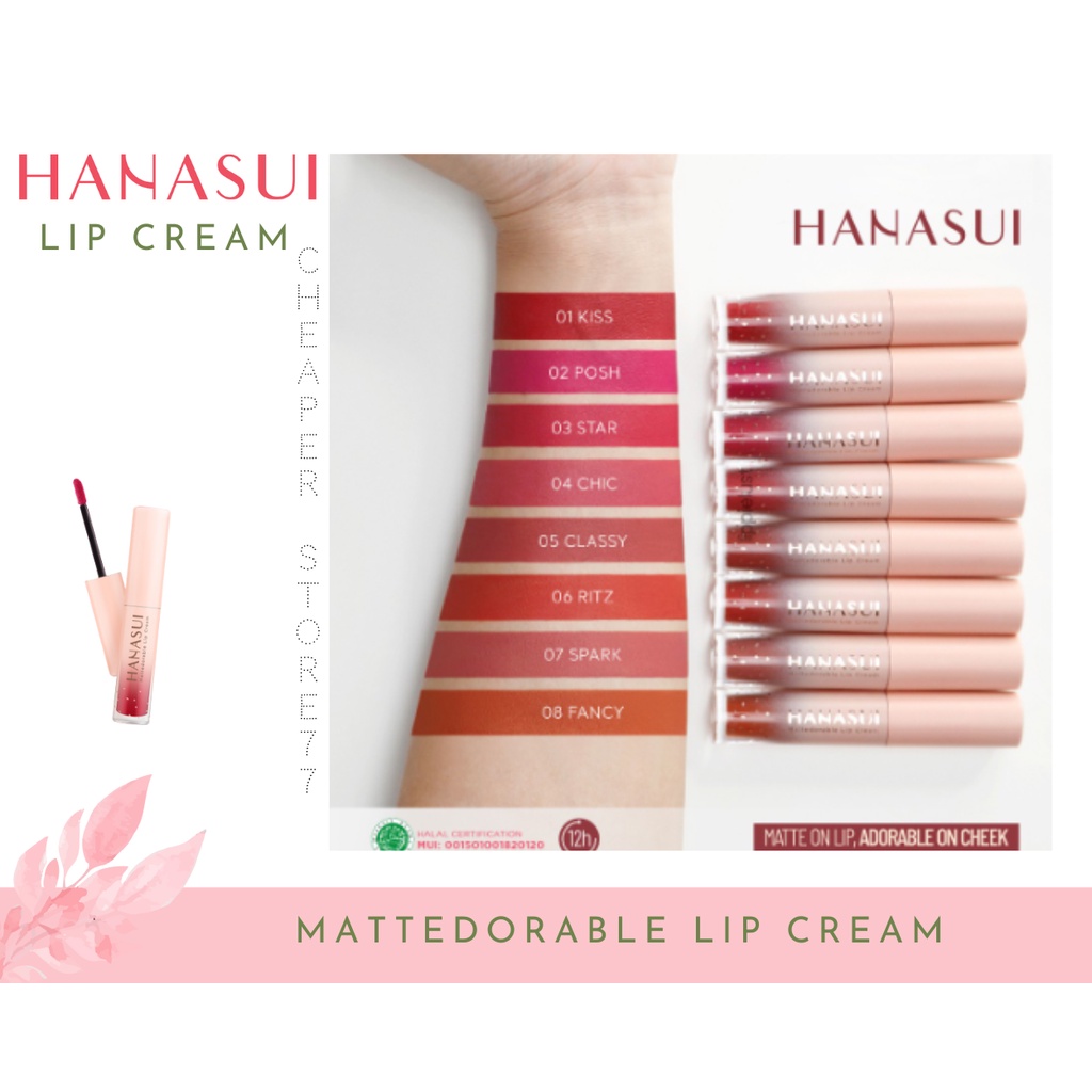 HANASUI - MATTEDORABLE LIP CREAM  4gr